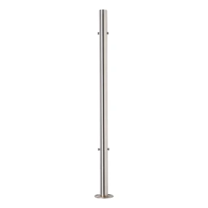 PINOX intermediate balustrade post Ø 42.4 mm × 981 mm – AISI 304 stainless steel, satin finish
