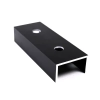Profile connector 12cm anodized