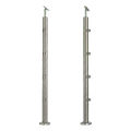 PSG Balustrade Post Intermediate Through fi 42.4 mm AISI 304 – 4 brackets, satin 001-204 (1)