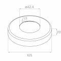 PSG Balustrade Post Intermediate Through fi 42.4 mm AISI 304 – 4 brackets, satin 001-204 (5)