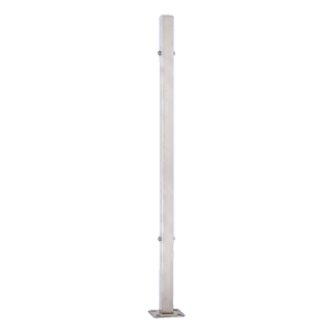 PINOX intermediate balustrade post 40x40 mm h981 mm stainless steel satin