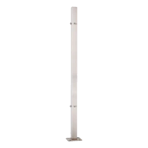 PINOX corner balustrade post 40x40x981 mm stainless steel AISI 304 satin