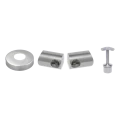 PSG corner balustrade post stainless steel AISI 304 ø42.4 mm H1060 mm with brackets for ø12 mm rods 001-206 (3)