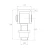 PSG Gate Hinge for Welding M20 – AISI 304 Stainless Steel, Satin Finish 001-221 (2)