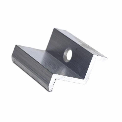 End clamp H30 aluminum 6060 hole M8 PV-03-01