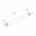 Tie rod for glass canopy M10x1000 mm – stainless steel AISI 304, right/left thread, satin finish 001-230 (2)