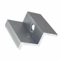 End clamp H40 aluminum 6060 hole M8 PV-03-09