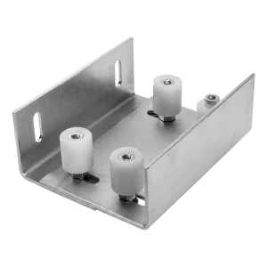 PSG adjustable upper guide for sliding gates – 4 rollers, galvanised