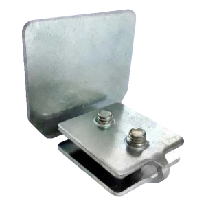 PSG sliding gate profile end stop 50×46 mm galvanised