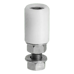 PSG gate guide roller FI 40 mm white with M16 threaded rod