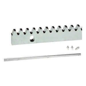 PSG galvanised steel rack rail for sliding gates 1000 mm module 4
