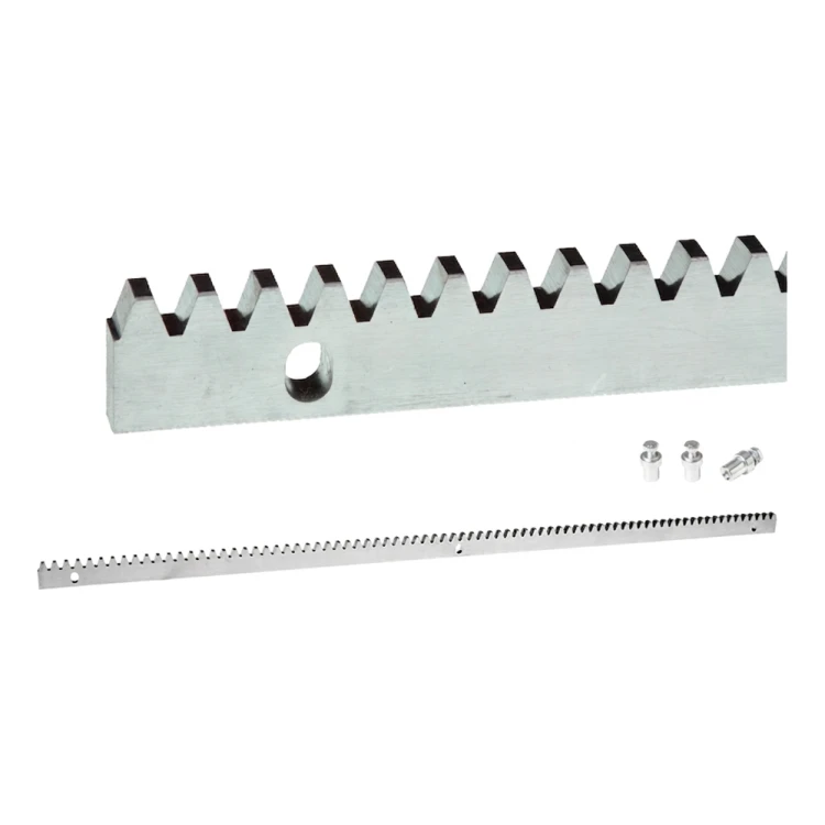 PSG galvanised steel rack rail for sliding gates 1000 mm module 4 001-284 (1)