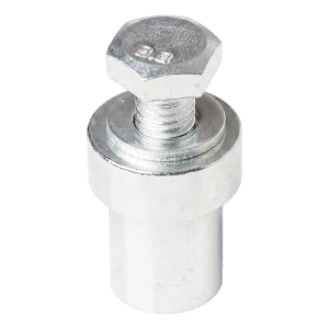 PSG mounting sleeve for rack rail of sliding gate – galvanised M8