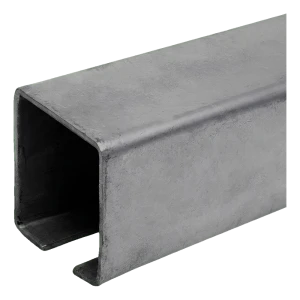 Steel sliding rail – C-channel for sliding gates 60×60 mm, length 6000 mm