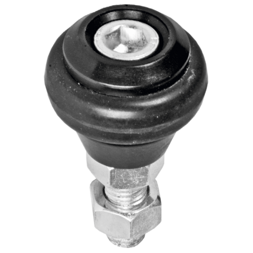 PSG rubber-coated guide roller Ø 42 mm for sliding gates – M12 thread 001-282 (1)
