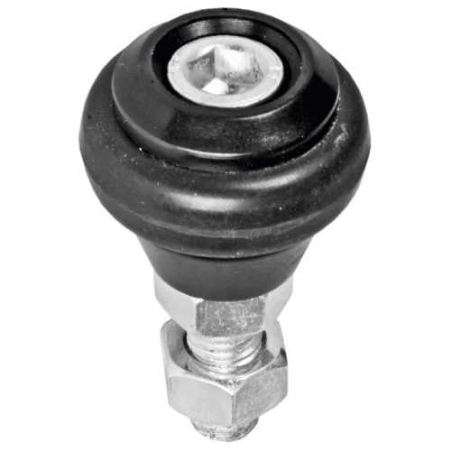 PSG rubber-coated guide roller Ø 42 mm for sliding gates – M12 thread 001-282 (1)