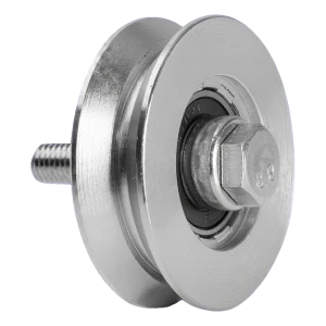 PSG V-type gate roller wheel fi 88 mm galvanised – load capacity 250 kg
