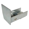 PSG guide roller 140 mm with end cap for self-supporting sliding gate 001-299 (1)