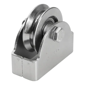 PSG – steel V-profile running roller fi 68 mm for rail sliding gate