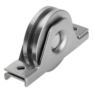 PSG T-type running roller for sliding rail gate fi 80 mm galvanised