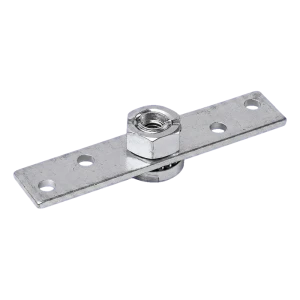 PSG steel mounting plate for sliding gate rollers 100×20 mm