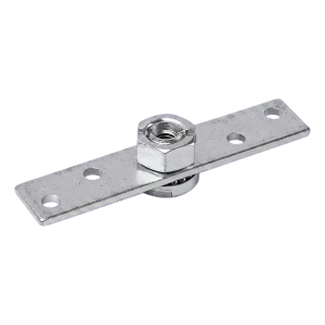 PSG steel mounting plate 38 for sliding gate trolley 150×25 mm