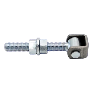 PSG adjustable long gate hinge M18 galvanised steel (circlip)