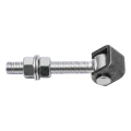 Adjustable long hinge for swing gates M18 galvanised steel 001-343 (3)