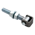 Adjustable steel hinge M20 for swing gates – galvanised, L150 mm 001-350 (1)