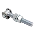 Adjustable steel hinge M20 for swing gates – galvanised, L150 mm 001-350 (2)
