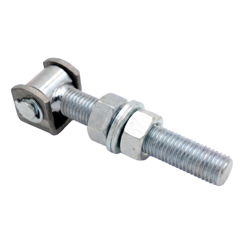 Adjustable steel hinge M20 for swing gates – galvanised, L150 mm 001-350 (2)