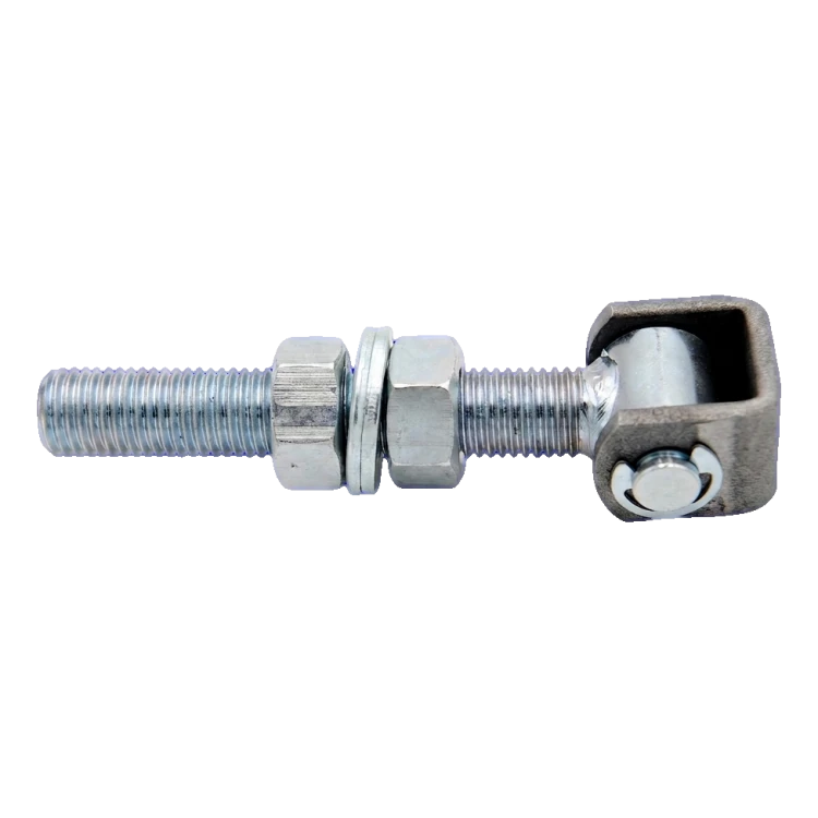 Adjustable steel hinge M20 for swing gates – galvanised, L150 mm 001-350 (3)