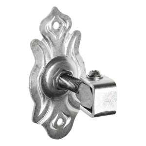 PSG adjustable gate hinge with decorative plate M16 155×80 mm galvanised