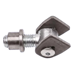 PSG adjustable welding hinge M16 galvanised steel