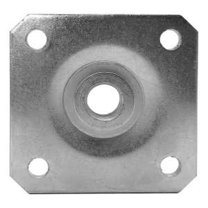 PSG Mounting Plate 80×80×3 mm for Adjustable Hinge M16 – Galvanised