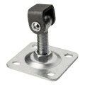 PSG adjustable gate hinge M20 with 100×100 mm plate galvanised – black eye 001-373 (3)