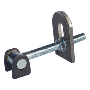 PSG adjustable gate hinge M16 – 180° opening angle with brass bushings
