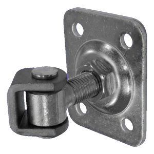 PSG adjustable gate hinge M16 with rectangular plate 75×55 mm
