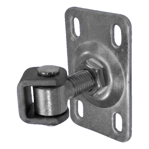 Adjustable gate hinge M20 steel with 120×75 mm base