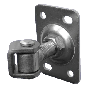 Adjustable gate hinge M20 with 110×75 mm base – bean type