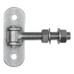 Adjustable Gate Hinge M20 with 140×50 mm Plate – Galvanised