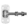 Adjustable gate hinge M16 with plate 115×50 mm – galvanised 001-415 (1)