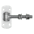 Adjustable gate hinge M16 with plate 115×50 mm – galvanised 001-415 (1)