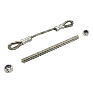 PSG stainless steel safety cable for hinged gate 200 mm