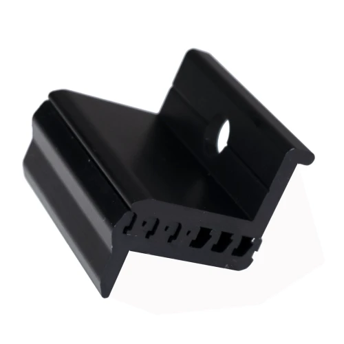 End clamp - adjustable by sliding grooves M8 30-50mm - anodized PV-03-21