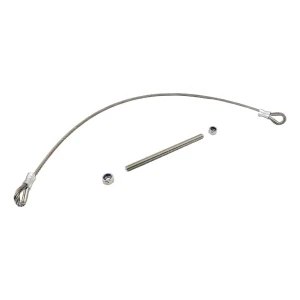 PSG safety cable for swing gate stainless steel 800 mm