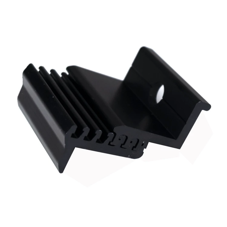 End clamp - adjustable by sliding grooves M8 30-50mm - anodized PV-03-21 (2)